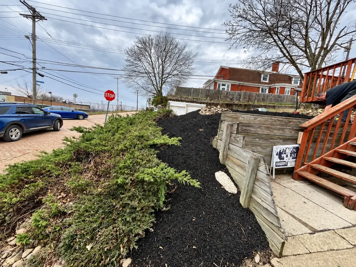 Retaining Wall Landscape Bed Refresh